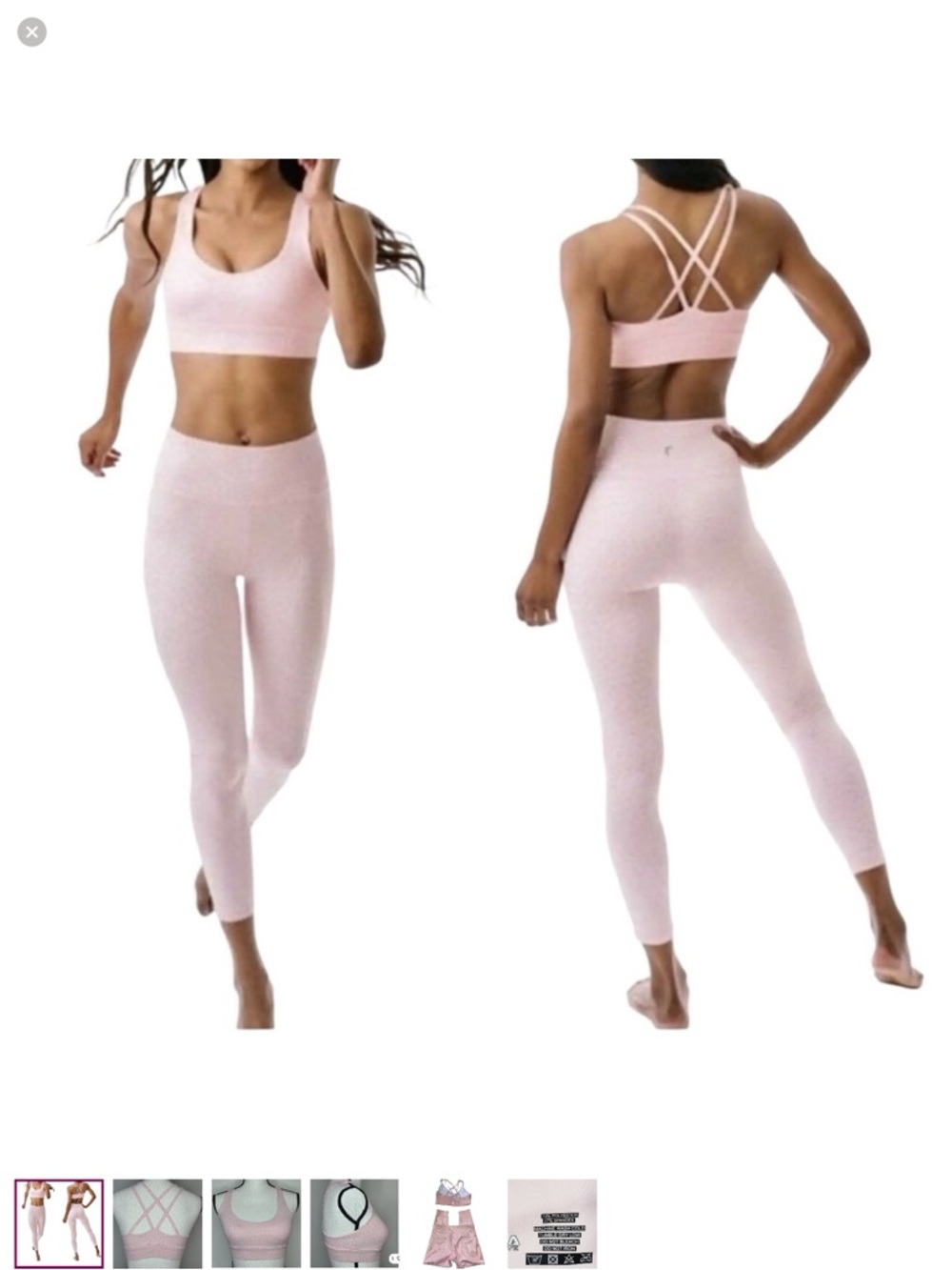 ZYIA Pink Metallic SET Bottom Med
Top XXXL